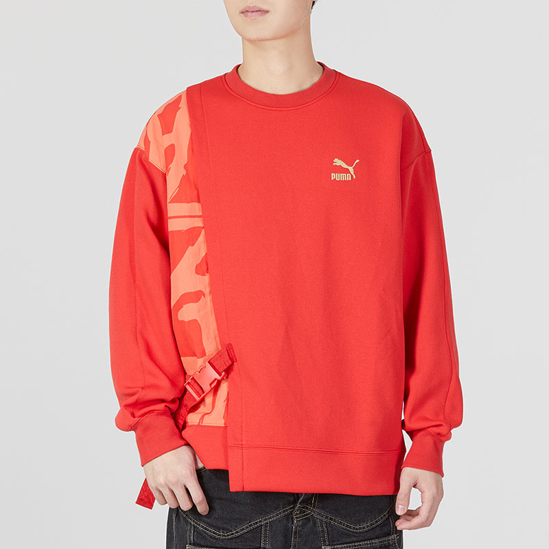 PUMA CNY Bz Zaozhi Crewneck Sweatshirt 'Red' 539592-11