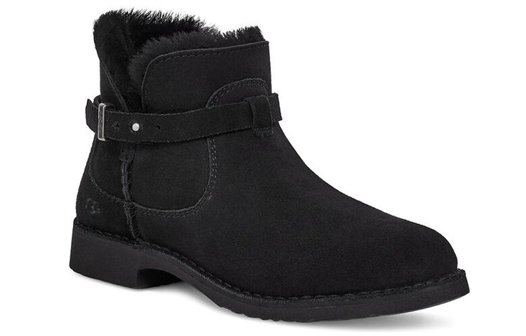 (WMNS) UGG Elisa Fleece Lined Snow Boots Black 1116107-BLK