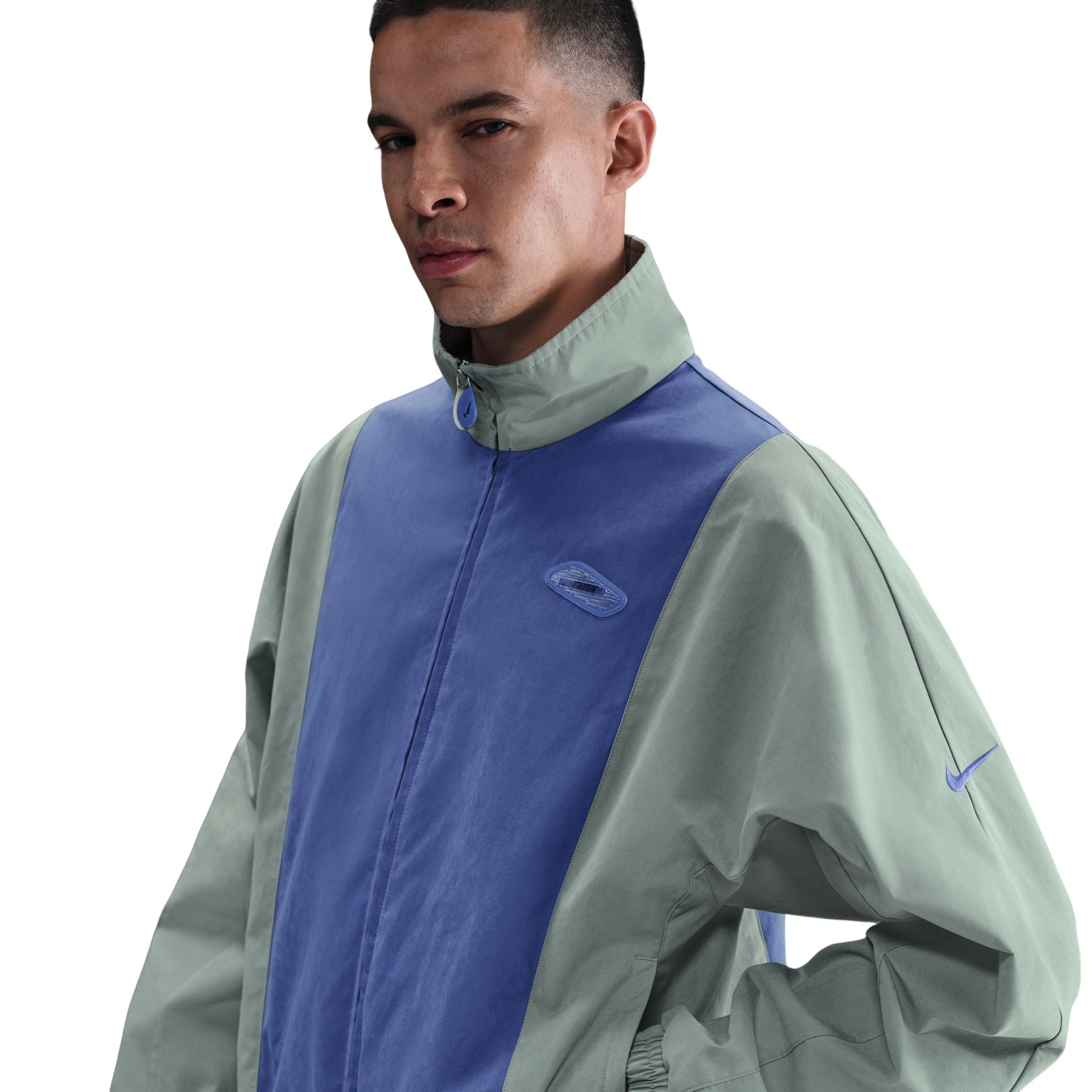 Nike x Patta Track Jacket Asia Sizing 'Grey Blue' HJ0713-073