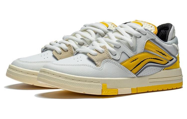 (WMNS) Li-Ning Wave Pro 'White Yellow' AECS094-1