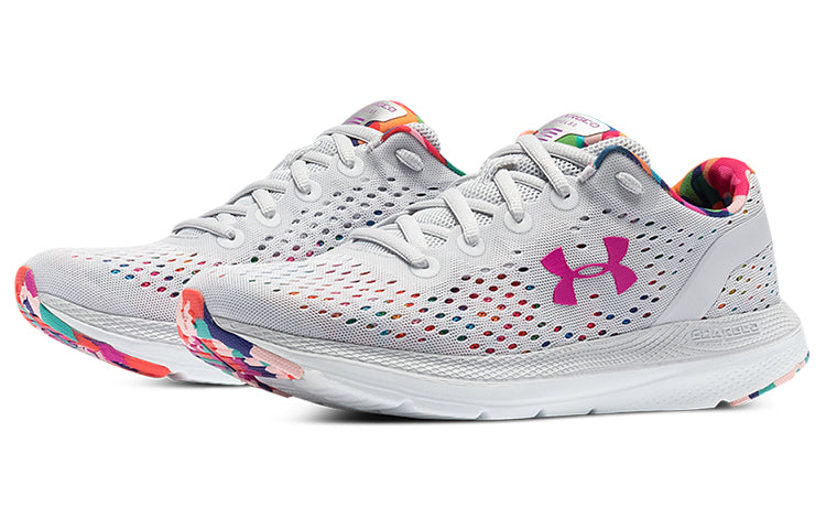 (WMNS) Under Armour Charged Impulse Floral Gray 3024264-100