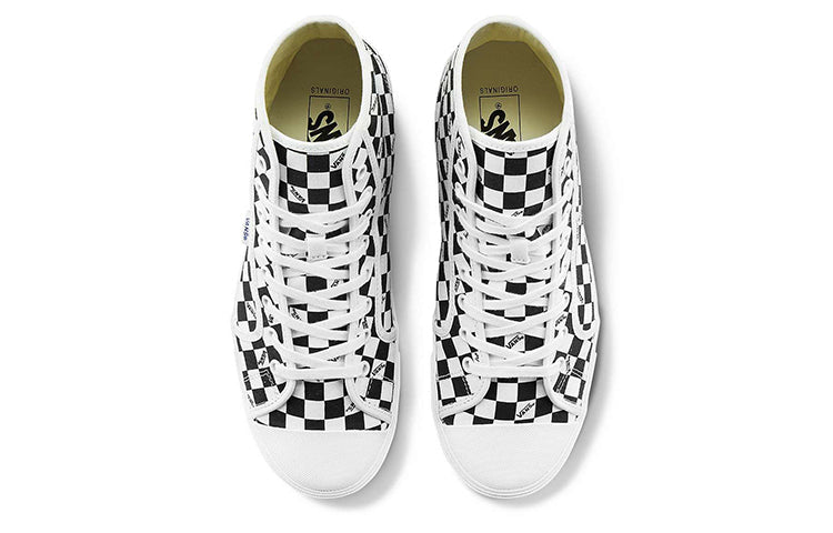 Vans OG Style 23 LX High-top Canvas Shoes Black/White VN0A5HUT9X3