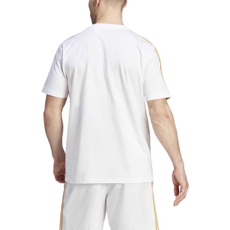 adidas Real Madrid 3-Stripes T-shirt 'White' HY0605
