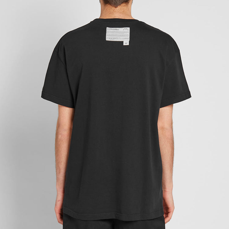 A-COLD-WALL* Distress Chest Small Logo Short Sleeve Unisex Black CW9SMH19ACTE187.999