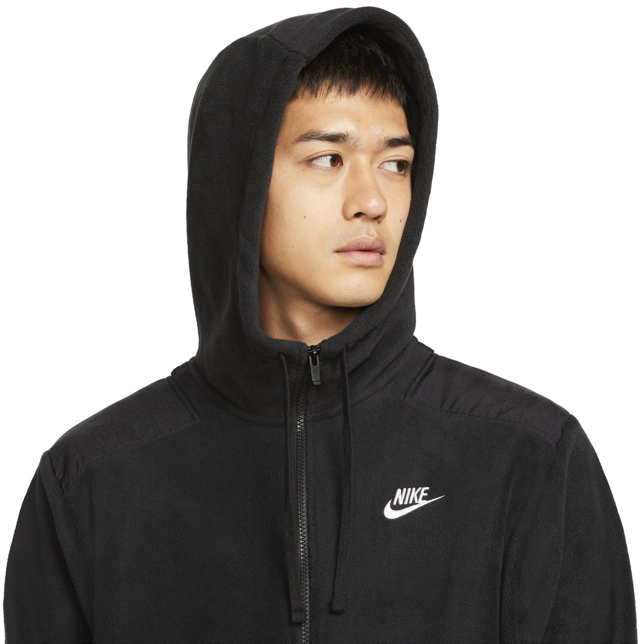 Nike Sportswear Style Essentials Zipped Jacket 'Black White' DD4883-010