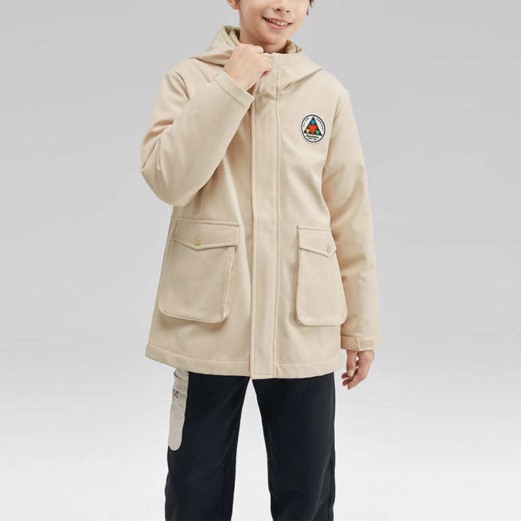 (GS) Skechers Stroll Series 3-In-1 Down Jacket 'White' L423K060-01CG