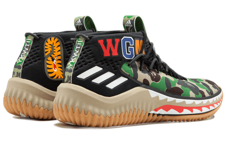 adidas x A Bathing Ape Dame 4 'Green Camo' AP9974