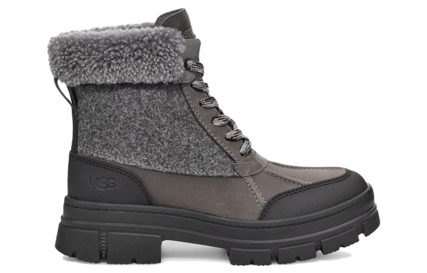 (WMNS) UGG Ashton Addie Tipped Boot 'Charcoal' 1143858-CHRC