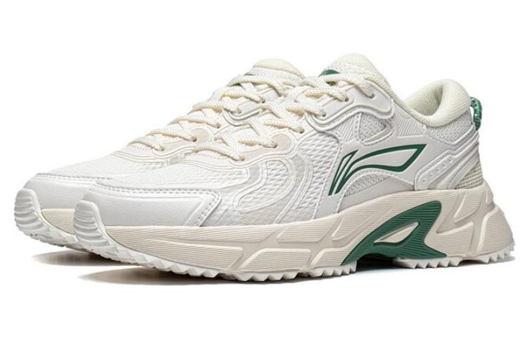 (WMNS) Li-Ning Shiguang 'Creamy White Green' ARXT008-4