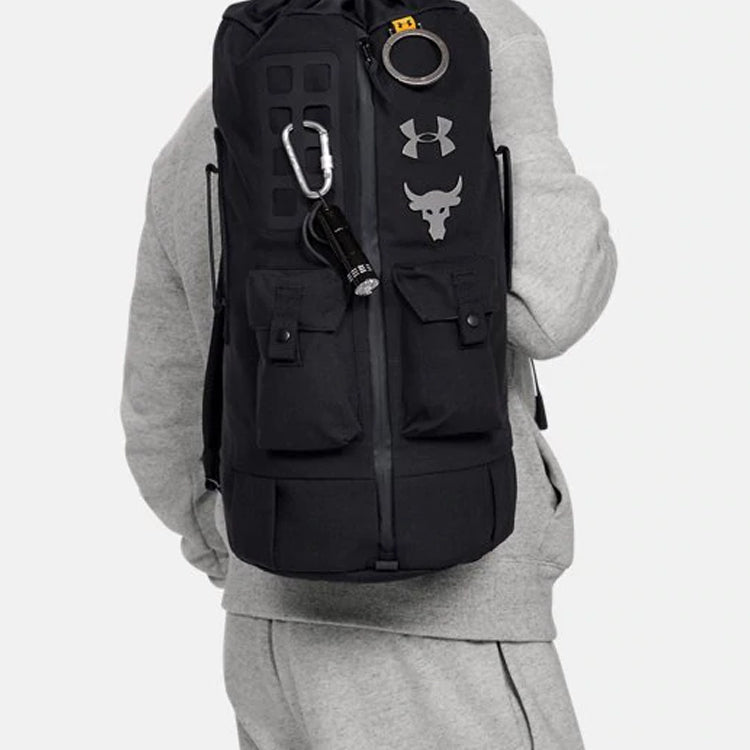 Under Armour Project Rock 60 Backpack 'Black Grey' 1345663-001