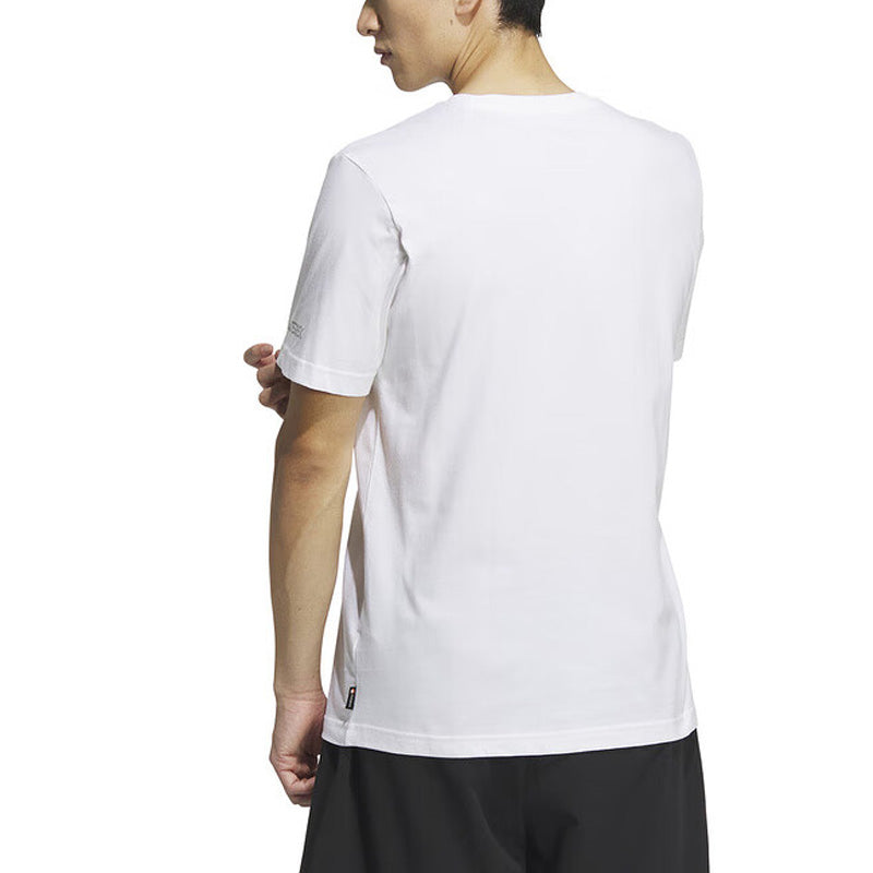 adidas Polygiene Graphic T-shirt Asia Sizing 'White' IS0271