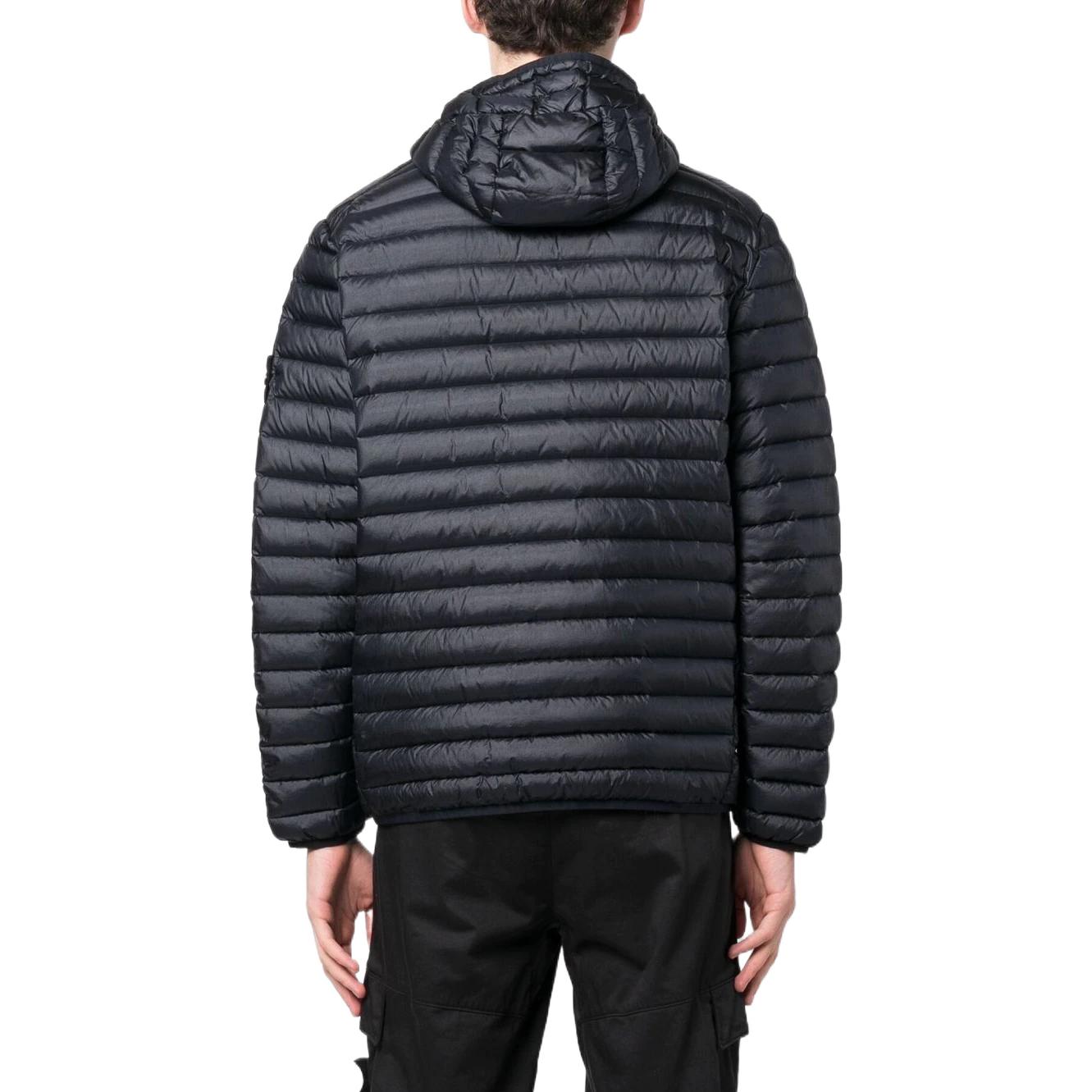 STONE ISLAND Lightweight Hooded Down Jacket 'Black' 781540324-V0029