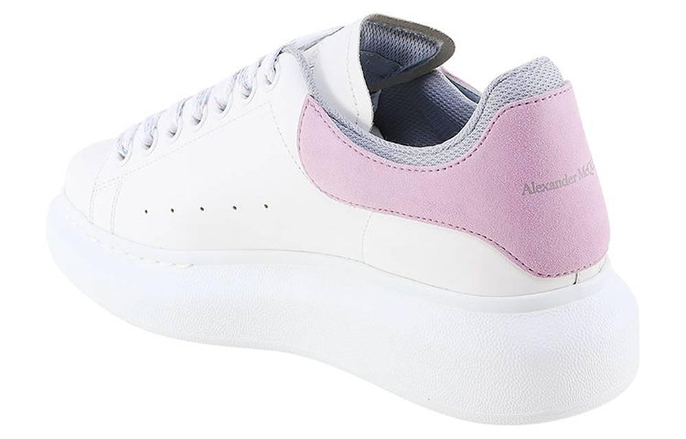 (WMNS) Alexander McQueen Oversized Low-Top Sneakers 'White Pink Purple' 697103WIBNH9859