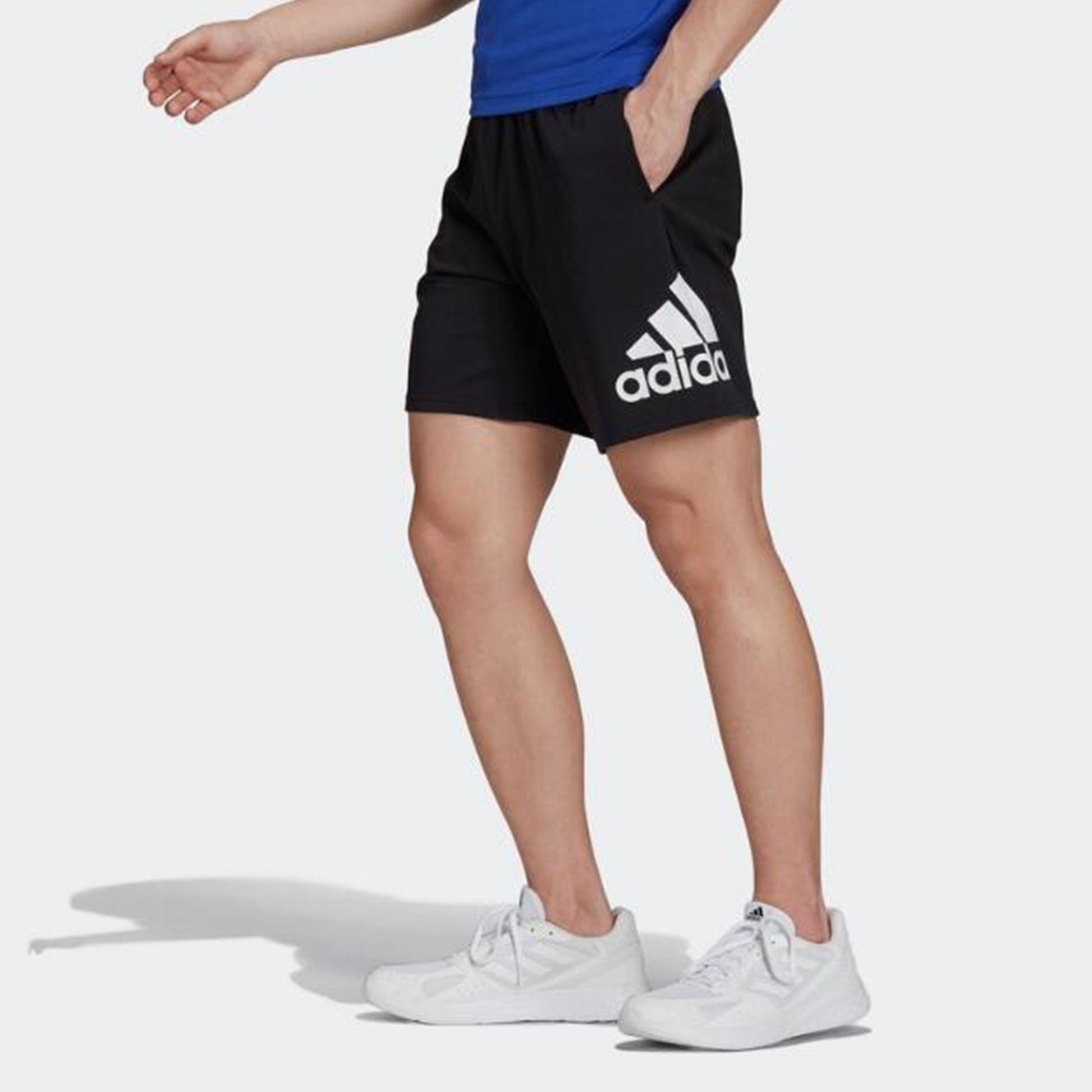 adidas M Bl Sj Sho Logo Casual Sports Stylish Breathable Shorts Black GS4874