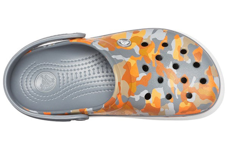 Crocs Crocband Printed Sandals Black Orange Camouflage 'Black Orange' 205834-02Q