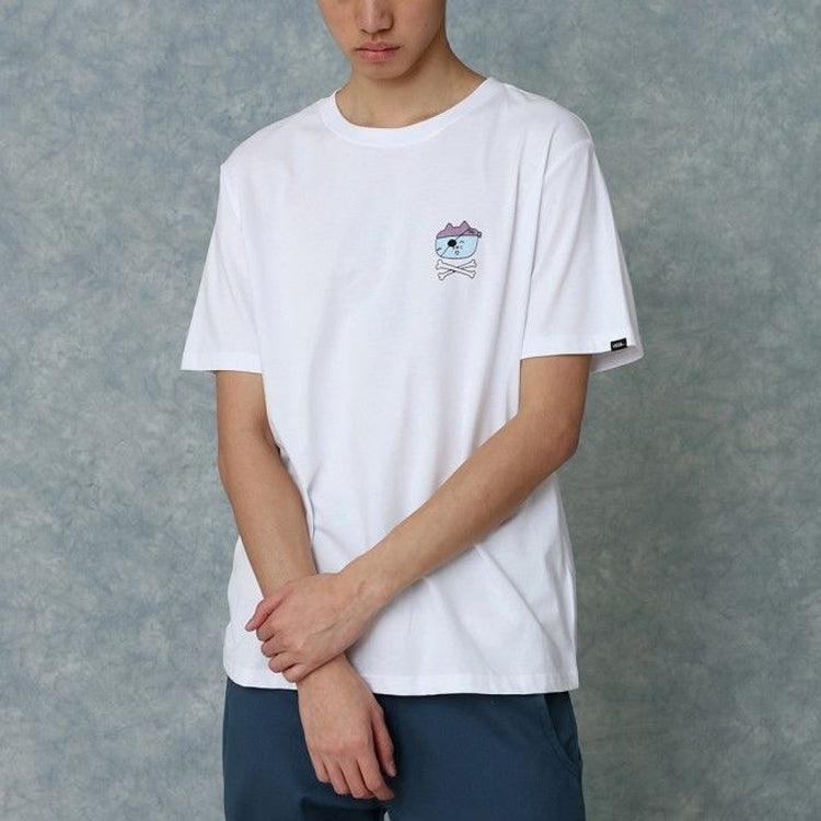 Men's Vans Asian Artist Crossover Series Pattern Printing Short Sleeve White VN0A4RASWHT