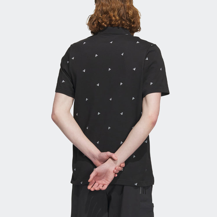 adidas Future Icons Micro Polo Shirts 'Black' IA8151