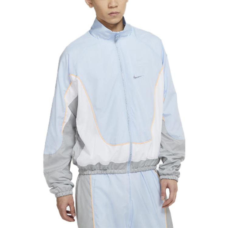 Nike Throwback Men's Basketball Jacket Blue CV1932-407