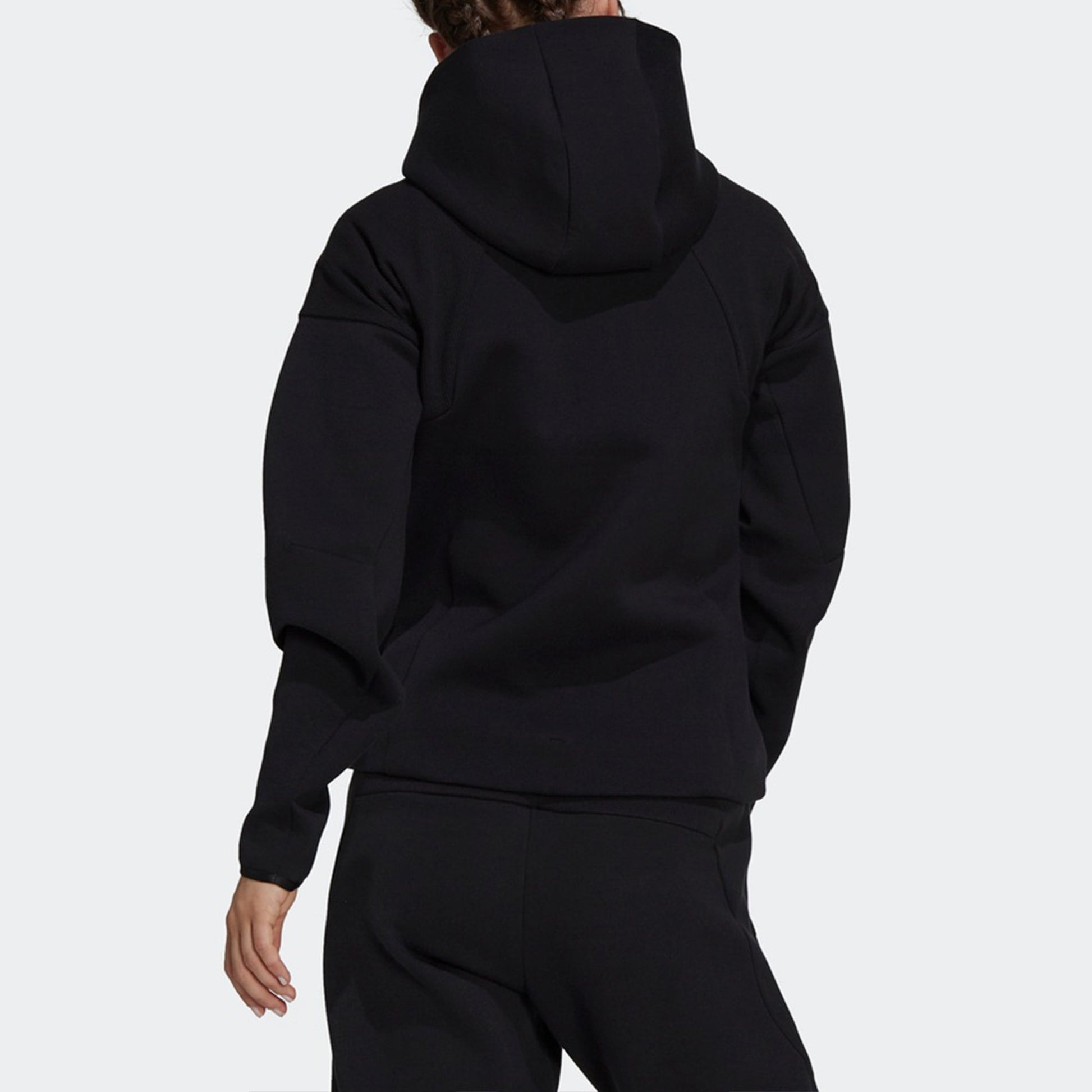 (WMNS) adidas Z.N.E. Sportswear Hoodie Asia Sizing 'Black' GT9759