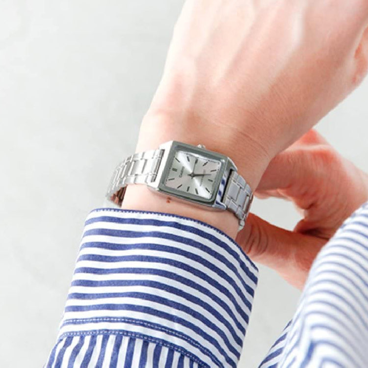 CASIO Waterproof Stainless Steel Strap Silver Analog LTP-V007D-7EUDF