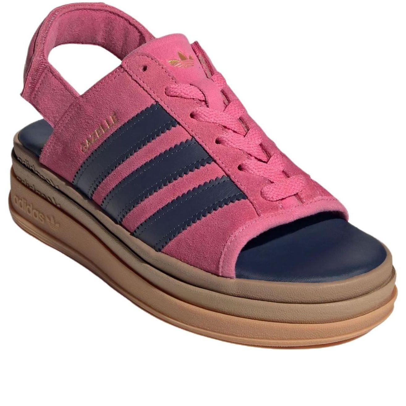 (WMNS) adidas Gazelle Bold Sandal 'Pink Fusion Shadow Navy' KK4221