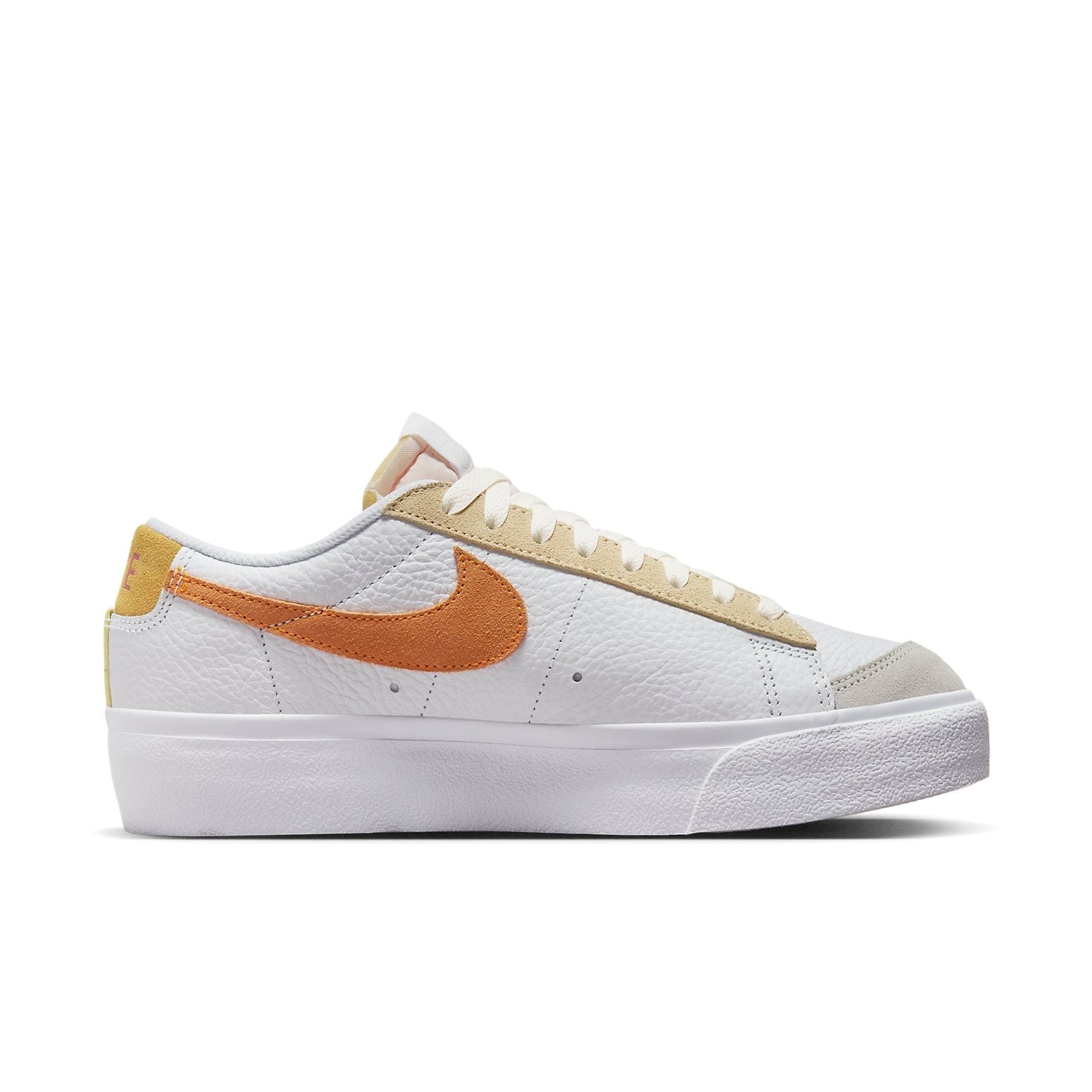 (WMNS) Nike Blazer Platform 'White Yellow Brown' FN5171-100
