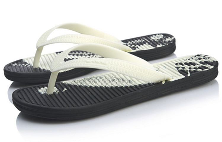 Li-Ning Stylish Flip-Flops White Black AGAP024-2