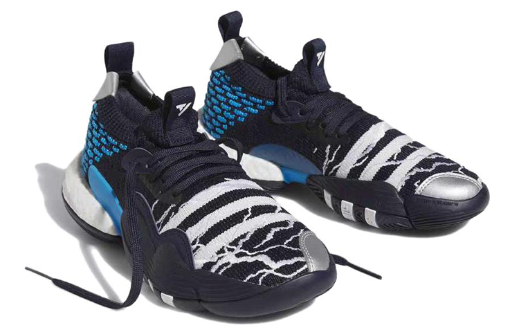 (GS) adidas Trae Young 2.0 Basketball Shoes 'Black Blue White' ID2216
