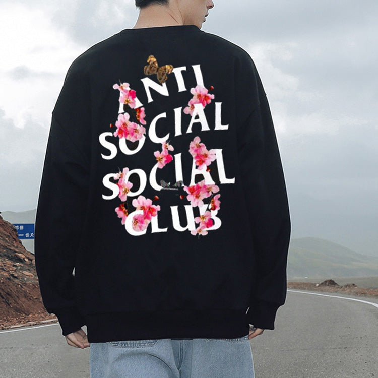 ANTI SOCIAL SOCIAL CLUB Unisex Logo Sweatshirt Black ASSW362