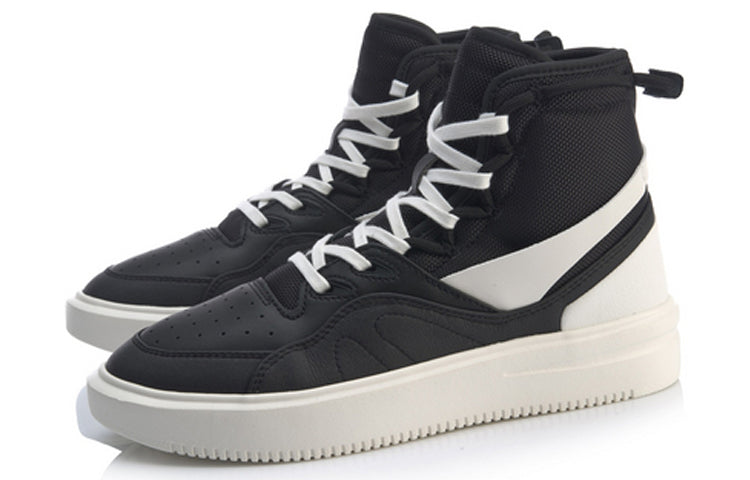 (WMNS) Li-Ning 937 Mix Hi Winterized 'Black White' AGBP074-2