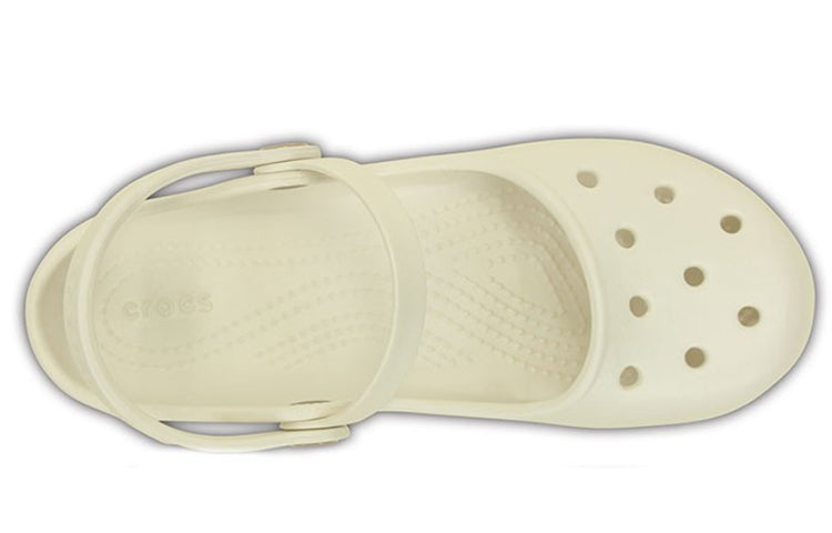 (WMNS) Crocs Classic Clog Beach White Sandals 202494-159