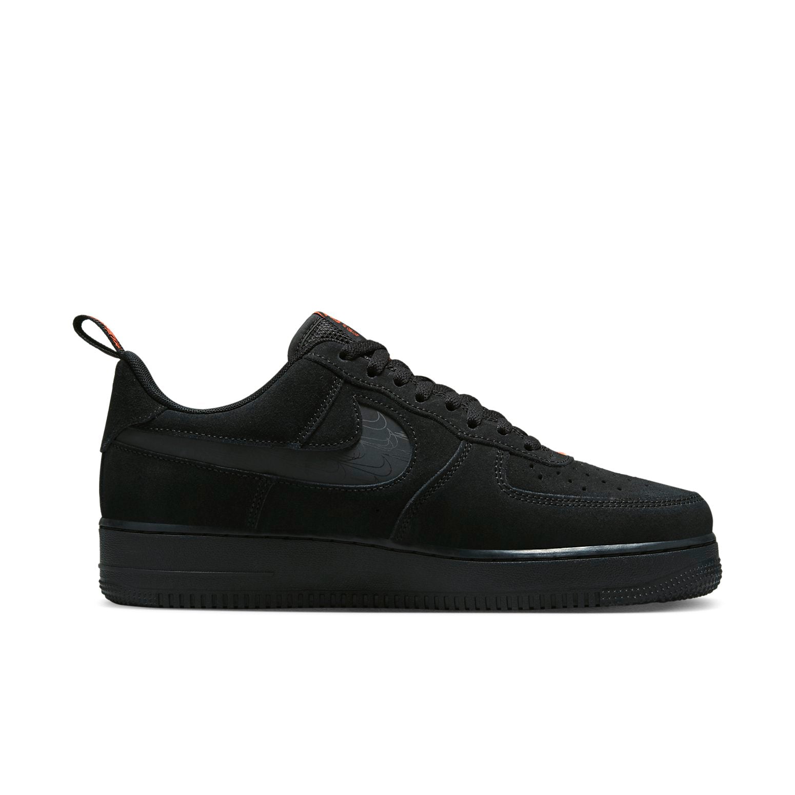 Nike Air Force 1 Low '07 LV8 'Multi-Swoosh Black Crimson' DZ4514-001