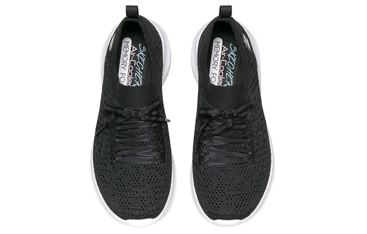 (WMNS) Skechers Ultra Flex Slip-on Loafers Black 149033-BKW