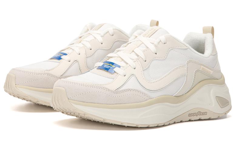 Skechers D'lites Wave 'Beige White' 237562-NAT