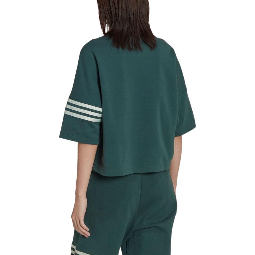 (WMNS) adidas Adicolor Neuclassics T-Shirt Asia Sizing 'Green' HS6774