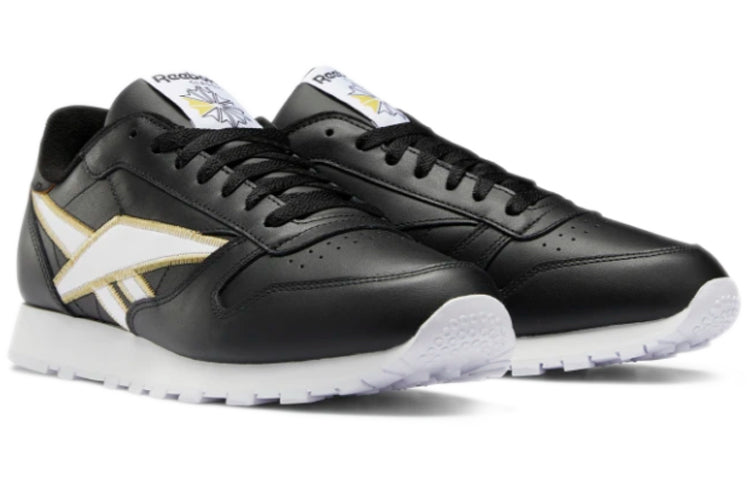 Reebok Classic Leather 'Black White Gold' FV6366