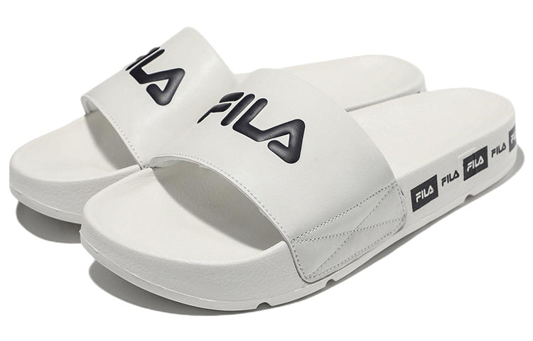 FILA Sports Slippers Unisex White Black Korean Version 'White Black' 1SM01591E_920