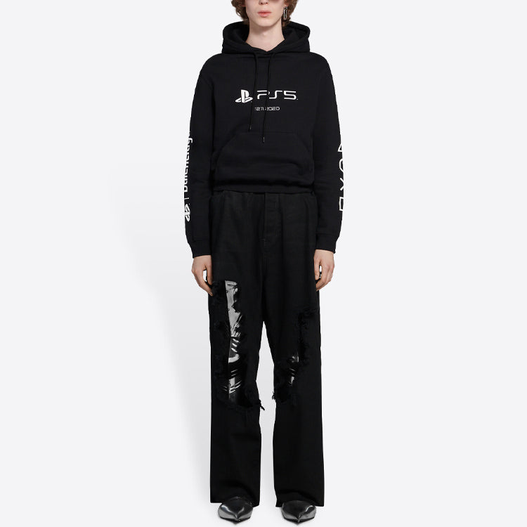 Balenciaga x PlayStation Unisex FW21 Printing Black 657034TKVF41070