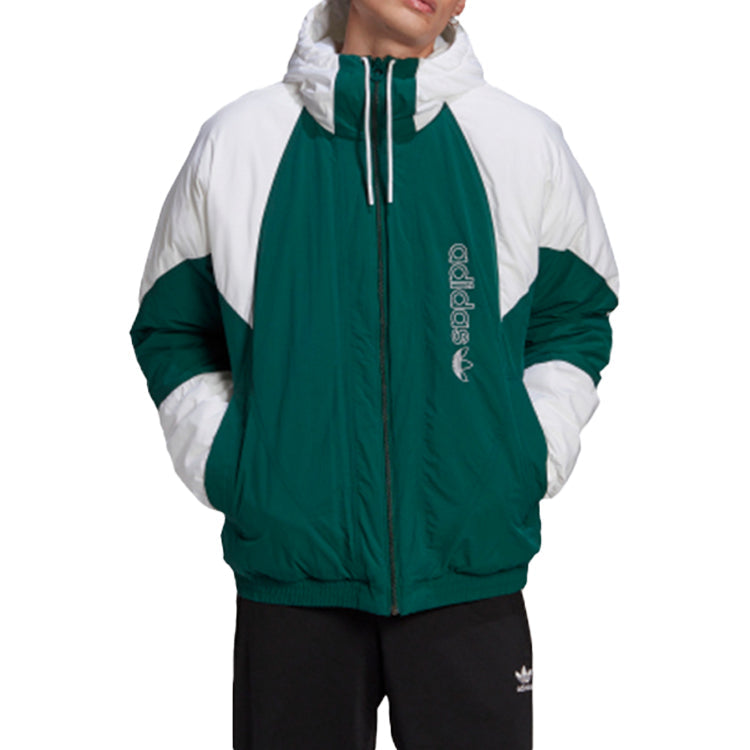 adidas Retro Sports Splicing Jacket Green GE1302