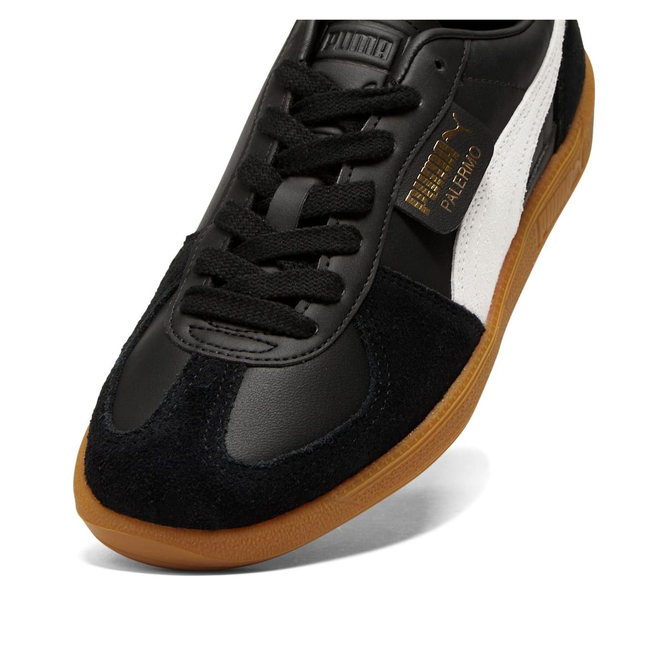 PUMA Palermo Leather 'Black Feather Grey Gum' 396464-03
