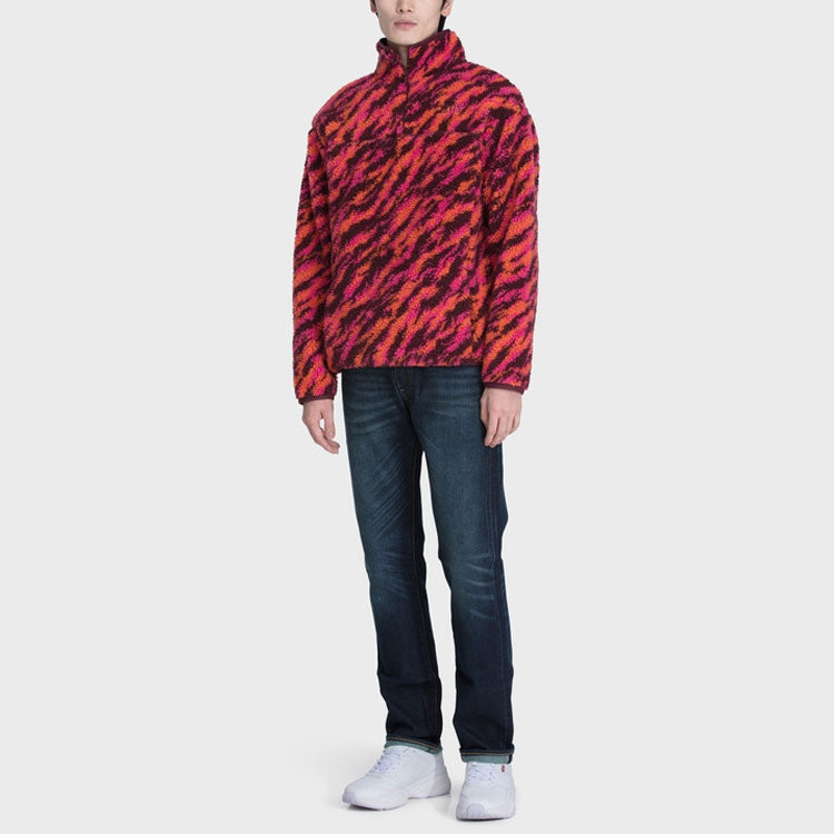 Men's Levis Stand Collar Pullover Red 18197-0000
