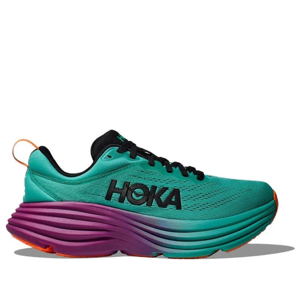(WMNS) HOKA ONE ONE Bondi 8 'Electric Aqua Black' 1127952-EQB