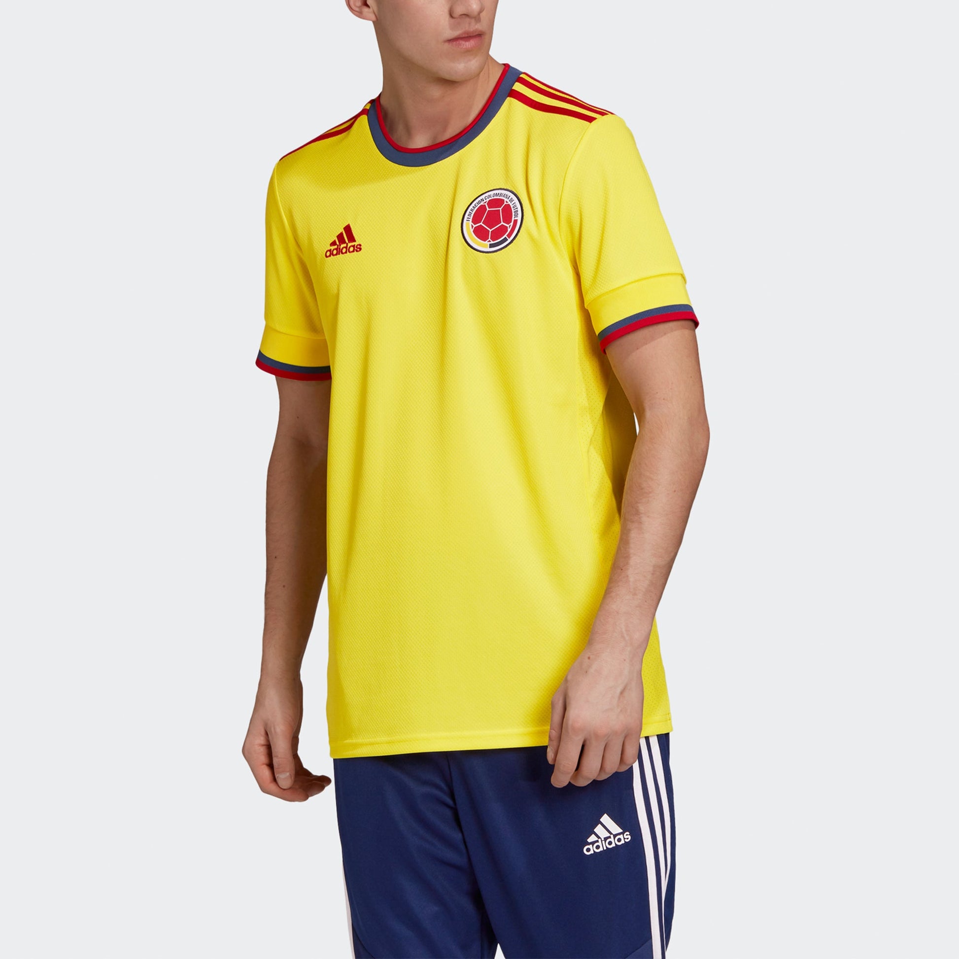 adidas FCF H JSY National Team Home Fan Edition Soccer/Football Sports Short Sleeve Jersey Yellow FT1475
