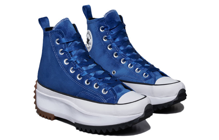 Converse Run Star Hike High-Top Canvas Shoes Blue 172504C