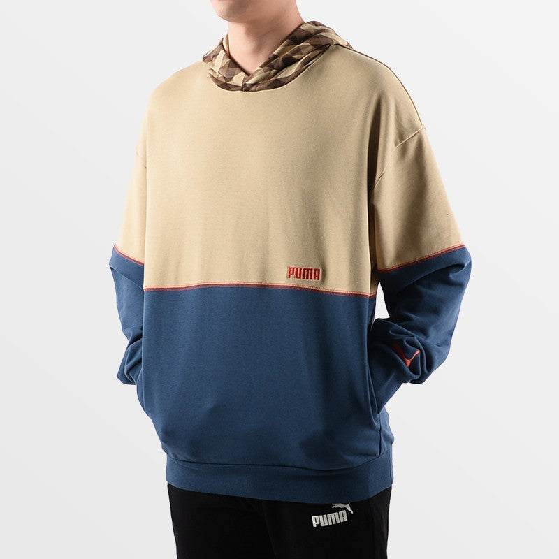 PUMA Kontrast Hoodie 'Tan Blue' 531309-97