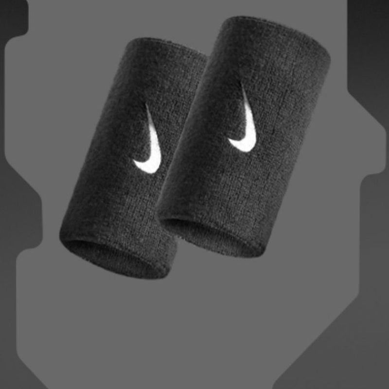 Nike Swoosh Doublewide Wristband 'Black' NNN05010OS