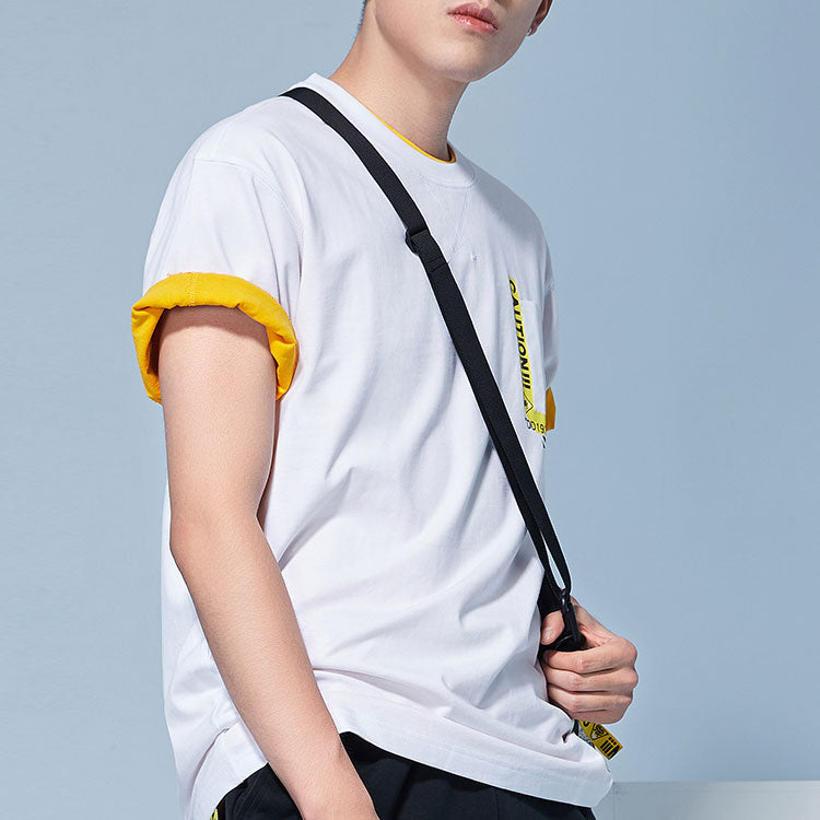 Li-Ning x Disney Crossover Short Sleeve Loose Couple Style White AHSP069-1