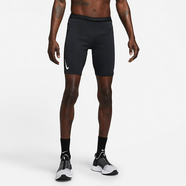Nike AeroSwift Breathable Fabric Running Sport Sculpting Work OutShorts Men's Black DA1430-010