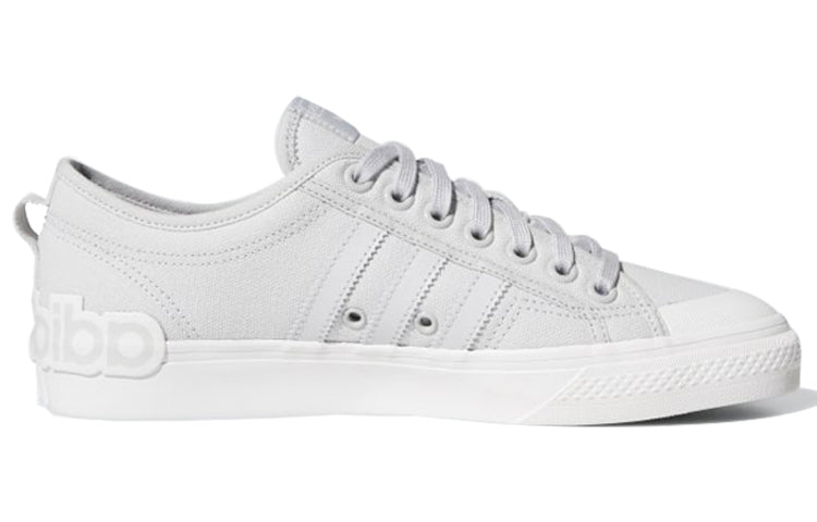 adidas Nizza 'Oversize Heel Logo - Light Solid Grey' EF5714