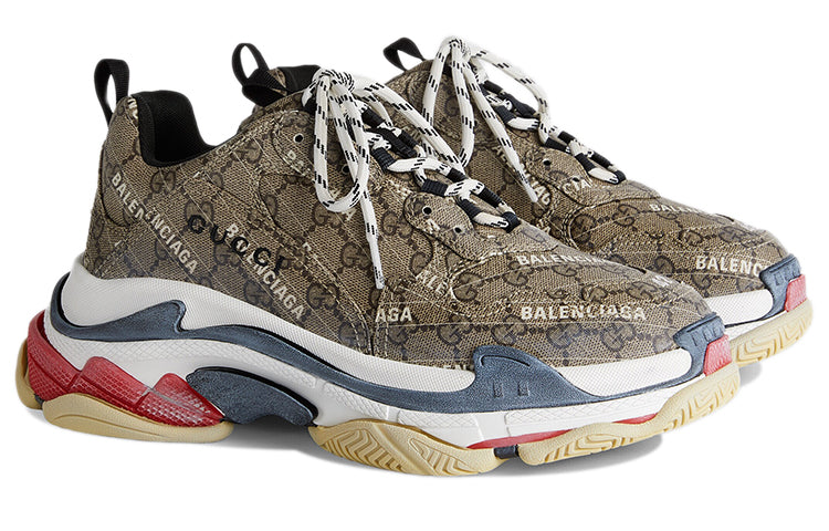 Balenciaga x Gucci Triple S Sneaker 'The Hacker Project Beige' 681066-ULZ10-9795